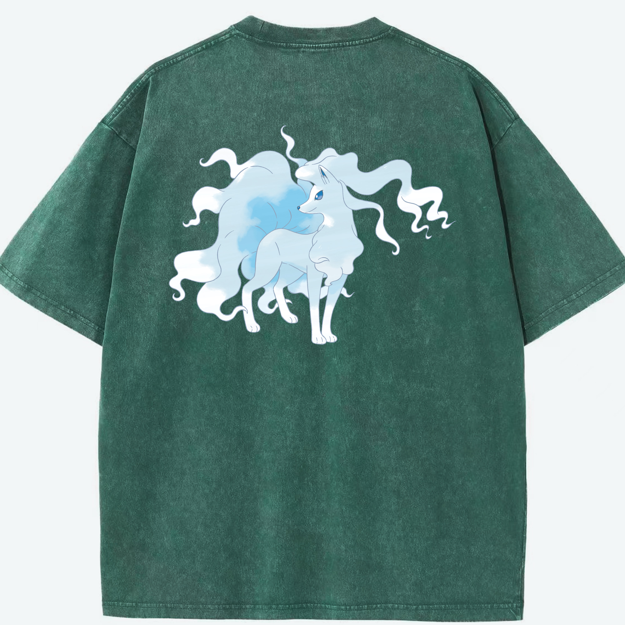 （画像用） ポケットモンスター Pokémon 綿100% ヴィンテージ風 半袖Tシャツ（背面プリント）